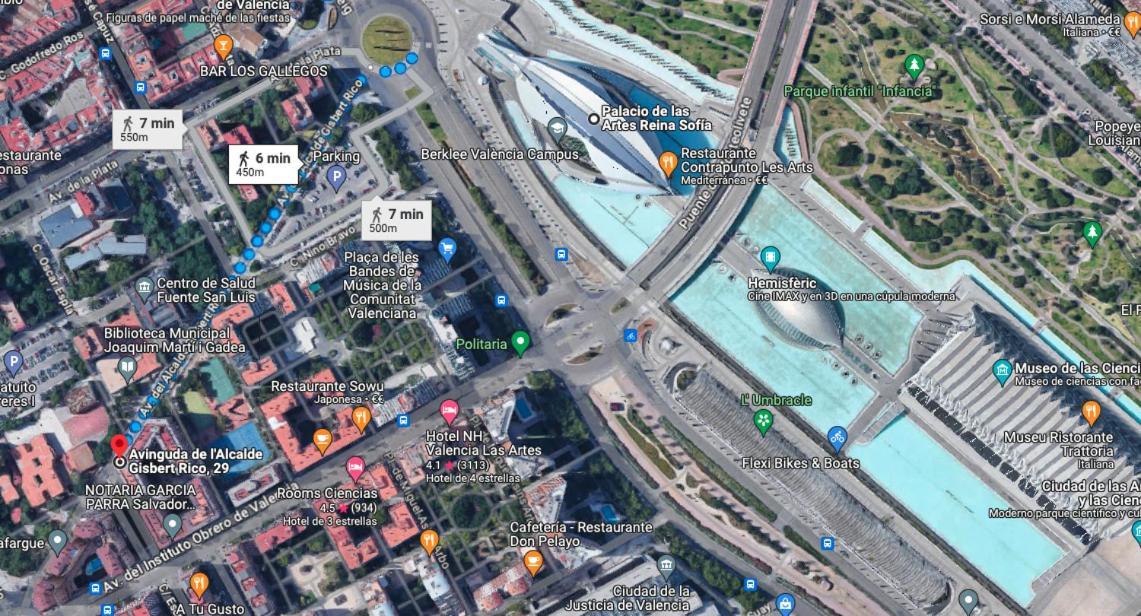 10 Pax, Ac, Wifi Gratis, Ciudad Artes Y Ciencias Apartment Valencia Exterior photo